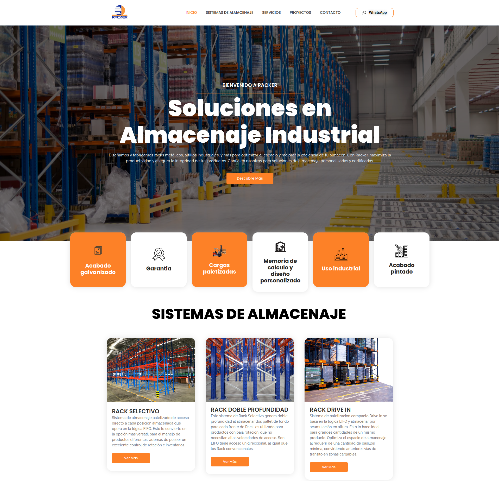 Proyecto web RACKER
